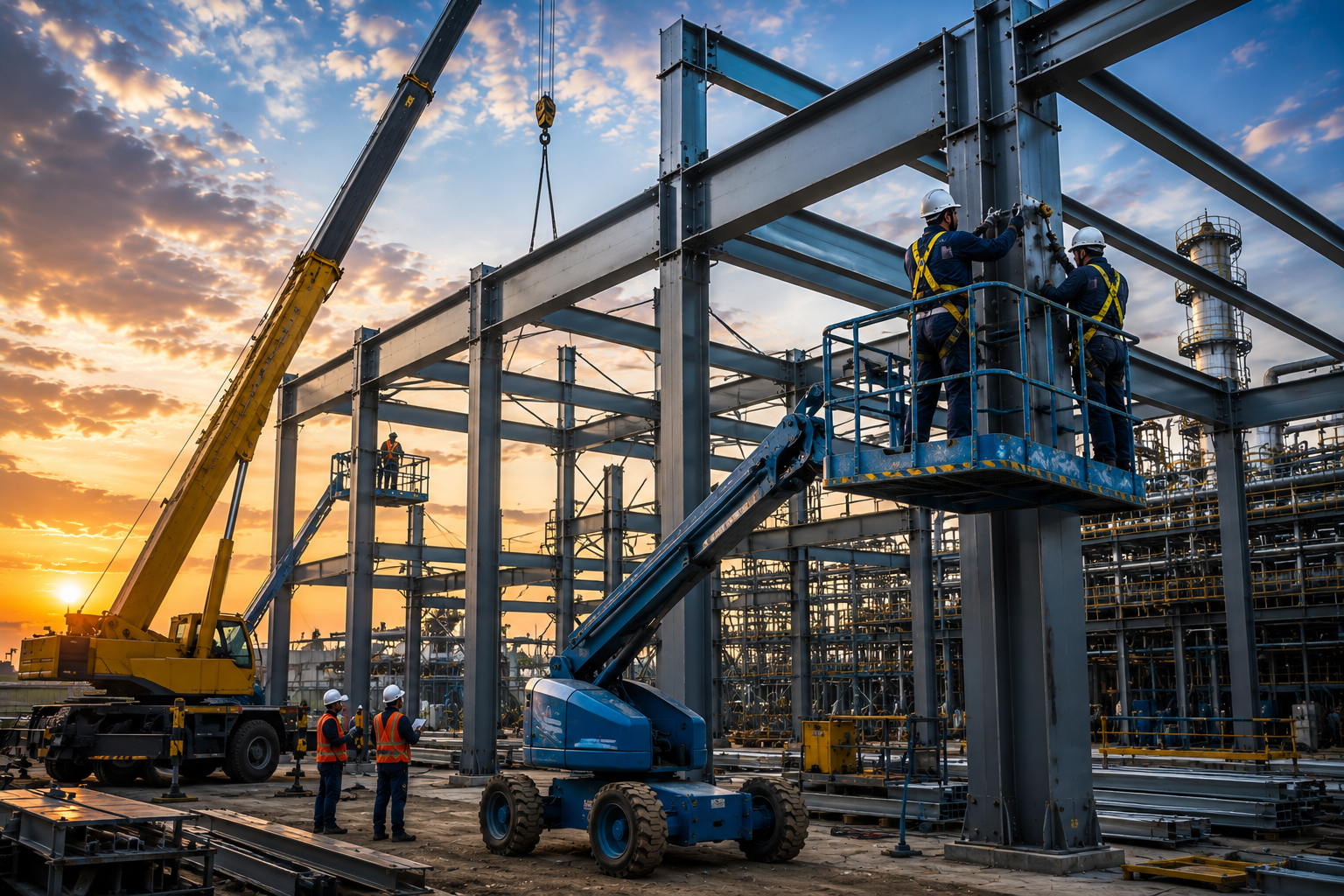 Heavy structural steelwork