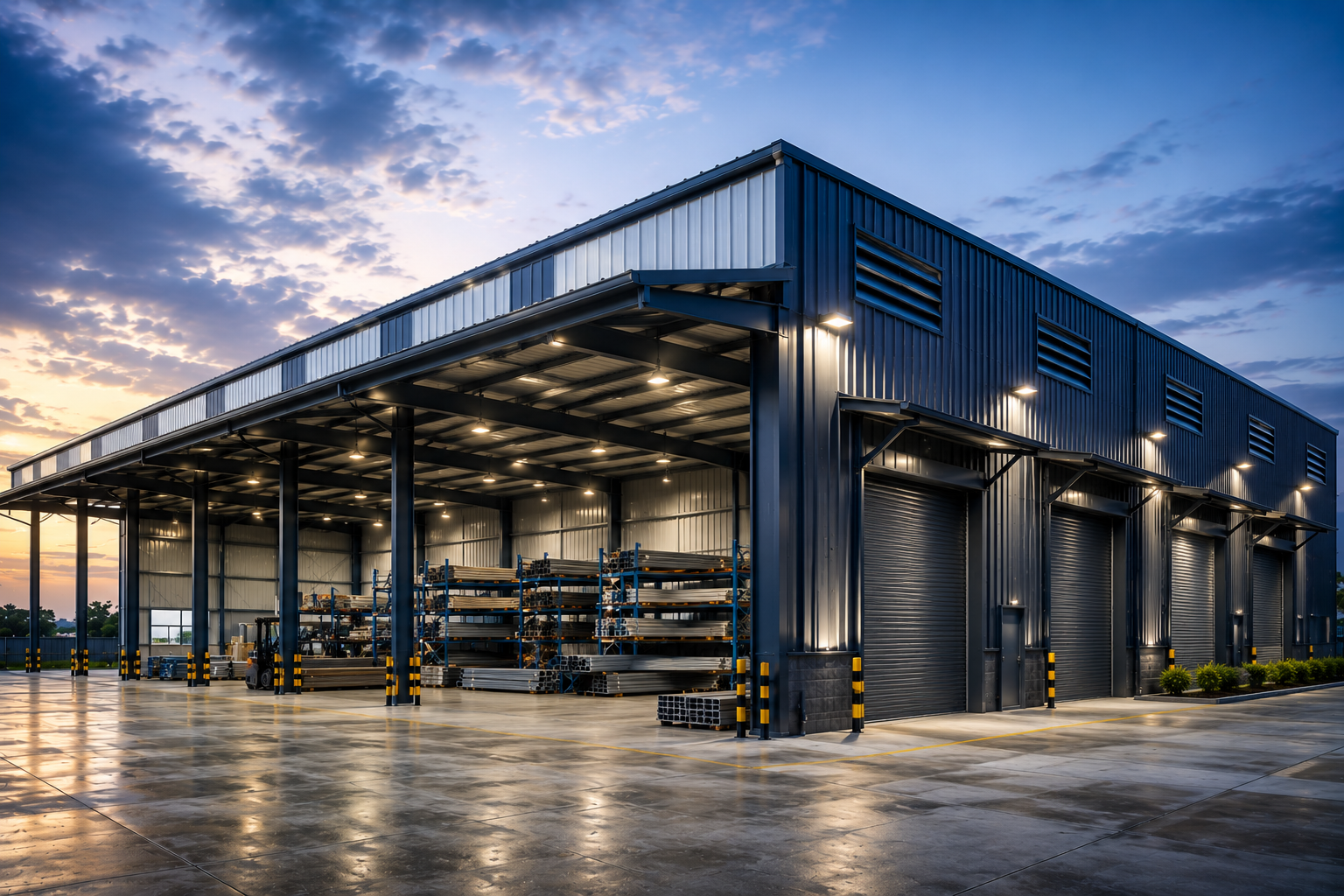 Warehouse site works
